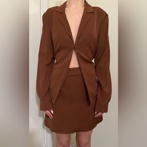 fenity chocolate brown set